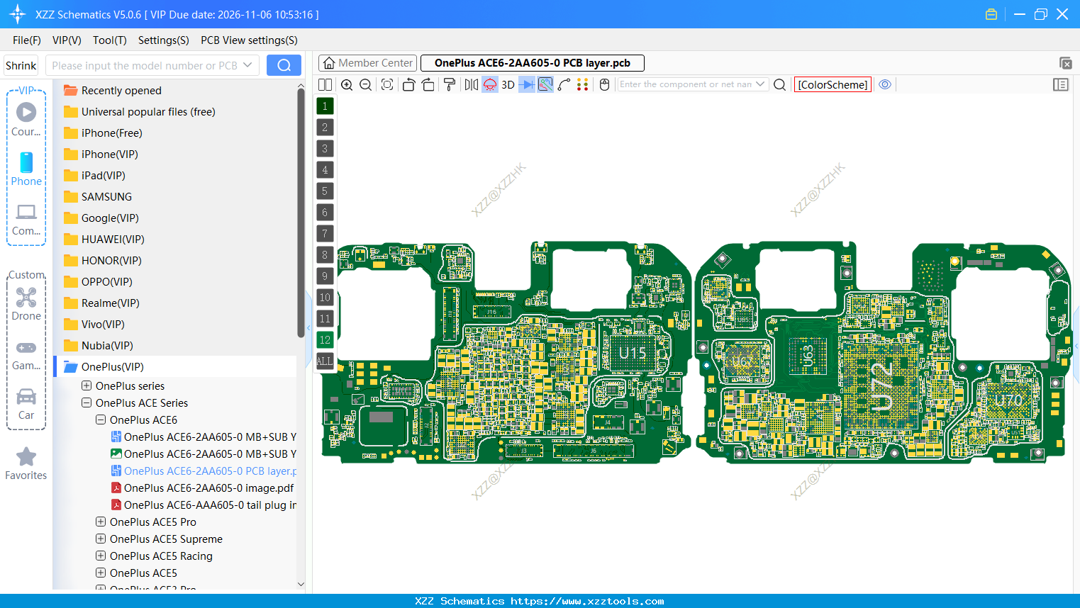 OnePlus ACE6-2AA605-0 PCB Layer